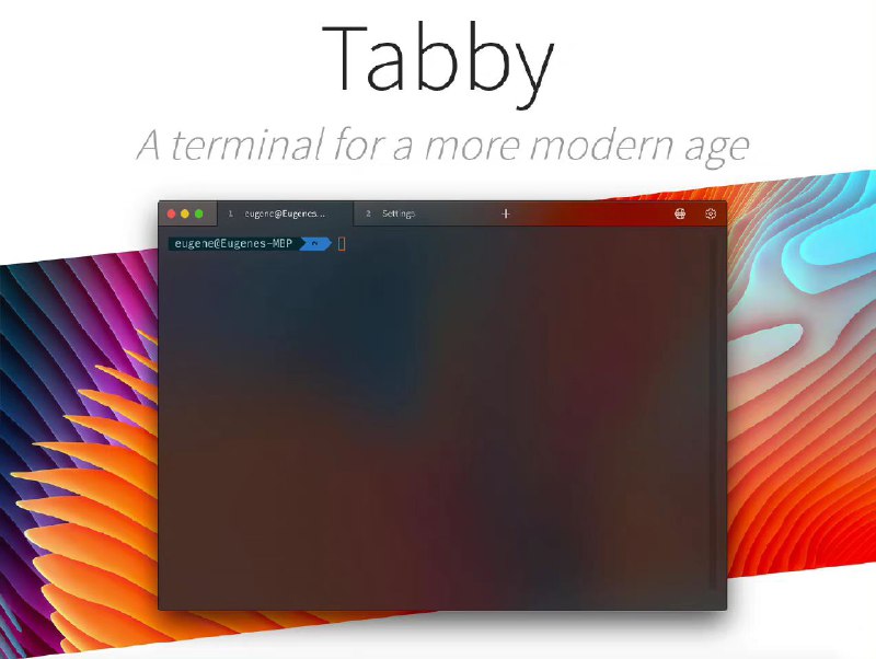 Tabby (前身是Terminus) 是一个开源的、可高度配置的终端模拟器和SSH或串口客户端，支持Windows，macOS和Linux颜值挺高，一直在更新，功能也完善起来了 ​​Github