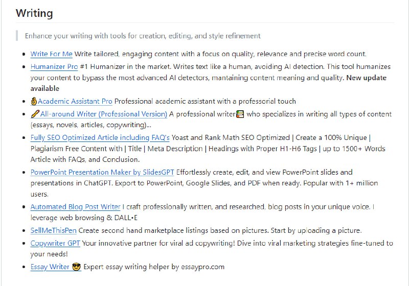 gpts-trending：每日 GPT Store 榜单数据备份，用了一个GitHub Action每天定时更新数据