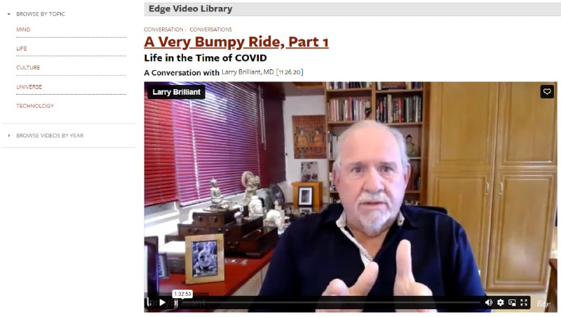 edge.org：收集世界上当代最牛的一些思想家的文章，对话，音频，视频