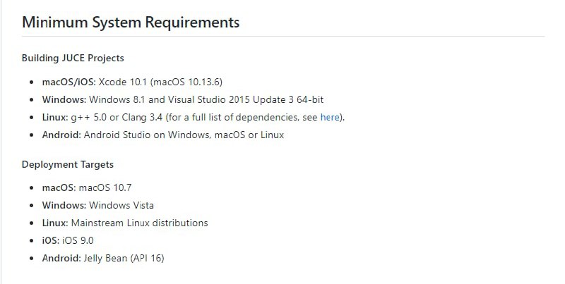 JUCE 是一个开源的跨平台 C++ 应用程序框架，用于创建高质量的桌面和移动应用程序，包括 VST、VST3、AU、AUv3、AAX 和 LV2 音频插件和插件主机