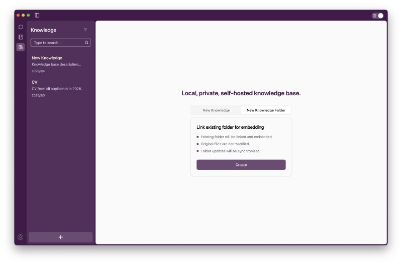 Klee-client：一款安全本地化的桌面AI客户端，内置RAG知识库与Markdown笔记支持，让你在本地就能享受高效、安全的AI服务