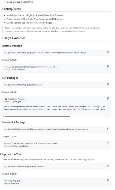 一款强大的命令行工具，用于安装和管理Model Context Protocol (MCP) 服务器
