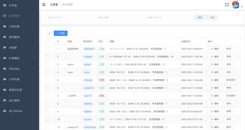 AIChat Web - 在ChatGPT-Next-Web的基础上，增加注册登录，额度限制，邀请，敏感词，支付，基于docker一键部署