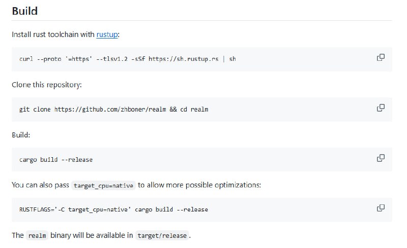 网络中继工具 Realm，专为高性能转发设计，基于 Rust 编写，轻量且零配置，启动即用