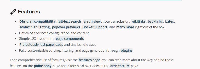 这个工具可以直接把任何 markdown 双链笔记 （包括 obsidian 笔记）部署到线上，可以作为Obsidian Publish 功能的替代品