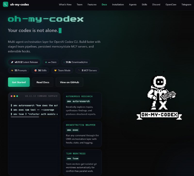 如果说 OpenAI Codex CLI 是开发者手中的利剑，那么 Oh My Codex（OMX）就是一套完整的指挥系统