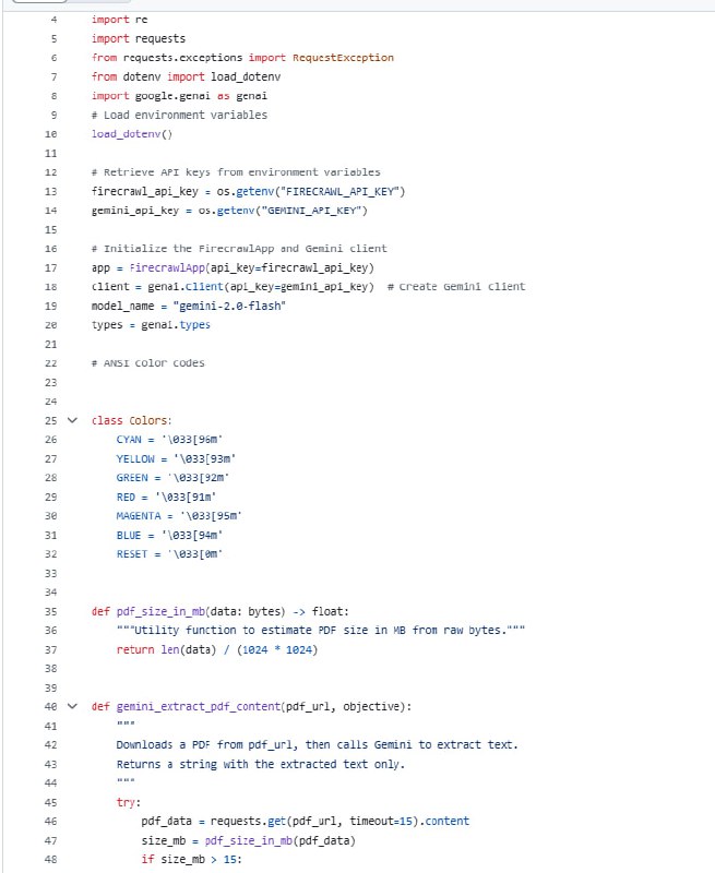 基于Firecrawl和Gemini的智能网络爬虫工具，能找到并重排页面，使用Gemini 2.0 Flash进行浏览，并根据目标返回数据