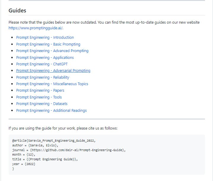 这份教程比之前分享的那个资料多点儿：Prompt Engineering Guide