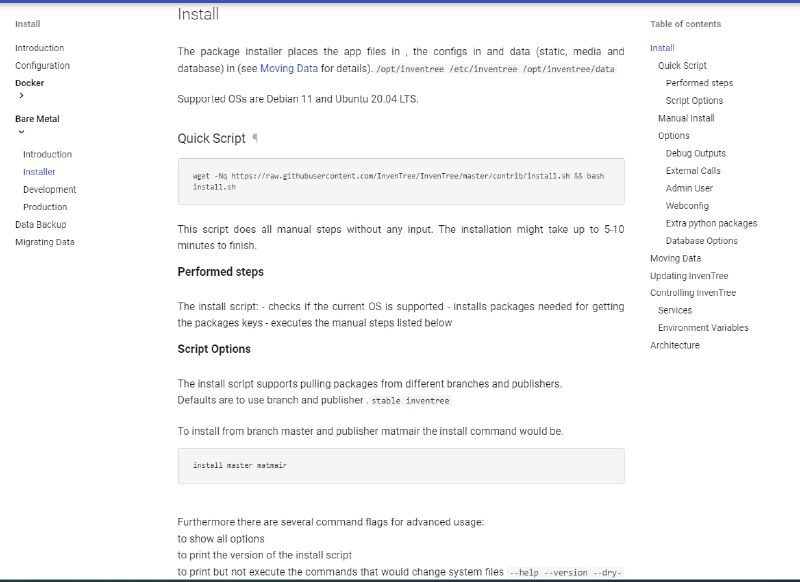 开源库存管理系统：InvenTreeInvenTree是一个开源库存管理系统，提供强大的低级库存控制和零件跟踪