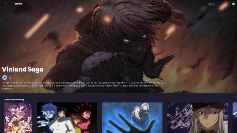 Kyoo：基于网页的媒体库解决方案，旨在提供一个简单但功能强大的平台，用于组织和管理数字媒体内容动态转码： 将媒体转码为任何质量，使用自动质量功能即时更改，无需等待转码器即可轻松查找