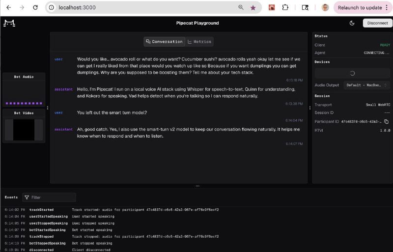 Local voice agents on macOS with Pipecat：Pipecat 实现 macOS 本地化语音 AI 代理，打造低延迟高效语音交互环境