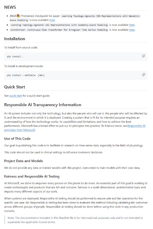 PhysioPro：微软开发的用于生理数据处理和理解的深度学习框架