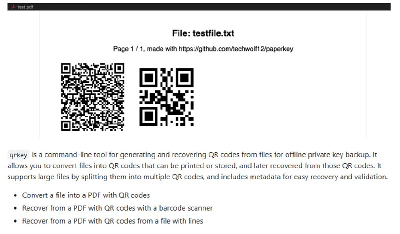 QRKey：用二维码保护你的私钥，让数据备份更安全、更便捷