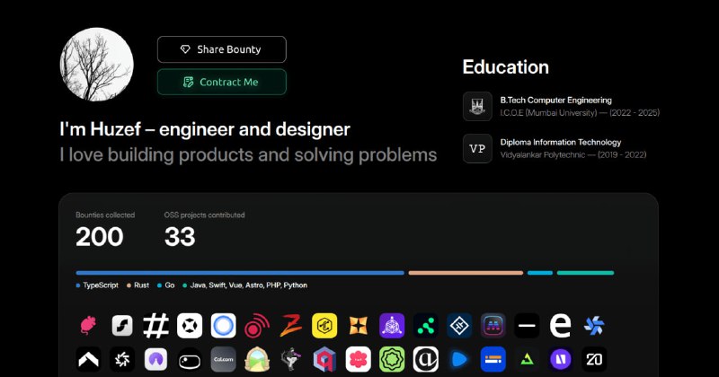 顶尖1%开源工程师招聘平台Algora，重塑技术招聘流程：• 集成Web应用 + GitHub App + 支付处理，覆盖职位发布、合同管理、赏金激励及合规支付  • 自动展示开发者顶尖OSS贡献，招聘方可基于开源表现自动筛选和排名候选人  • 支持全职与合同制岗位匹配，结合技术栈、预算、地理位置实现智能匹配  • 赏金机制助力OSS社区与闭源团队激励贡献者，合同管理实现基于成果的支付  • 支持面试环节通过赏金任务验证候选人真实能力，贡献优先入职提升团队效率  • 未来支持多平台集成（GitLab、Linear等）、多支付方式（支付宝、Wise、加密货币）和多端客户端（移动、桌面、CLI）  • 开源自托管，灵活满足不同团队需求，技术栈基于Elixir/Phoenix，易上手且高性能顶尖1%开源工程师招聘平台Algora，重塑技术招聘流程：• 集成Web应用 + GitHub App + 支付处理，覆盖职位发布、合同管理、赏金激励及合规支付  • 自动展示开发者顶尖OSS贡献，招聘方可基于开源表现自动筛选和排名候选人  • 支持全职与合同制岗位匹配，结合技术栈、预算、地理位置实现智能匹配  • 赏金机制助力OSS社区与闭源团队激励贡献者，合同管理实现基于成果的支付  • 支持面试环节通过赏金任务验证候选人真实能力，贡献优先入职提升团队效率  • 未来支持多平台集成（GitLab、Linear等）、多支付方式（支付宝、Wise、加密货币）和多端客户端（移动、桌面、CLI）  • 开源自托管，灵活满足不同团队需求，技术栈基于Elixir/Phoenix，易上手且高性能