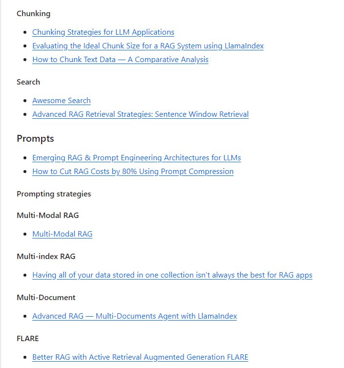 RAG相关资源列表 | Awesome-RAGRAG相关资源列表 | Awesome-RAG