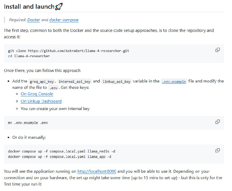 LlamaResearcher：将主题瞬间转化为文章的高效研究助手