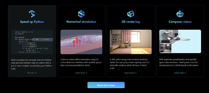 TaichiLang：基于Python的高性能并行编程TaichiLang：基于Python的高性能并行编程