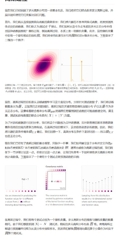A Visual Exploration of Gaussian Processes：用直观可视化方式探索高斯过程的奥秘