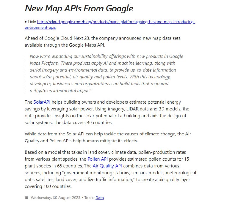Google 的新地图 API | blog