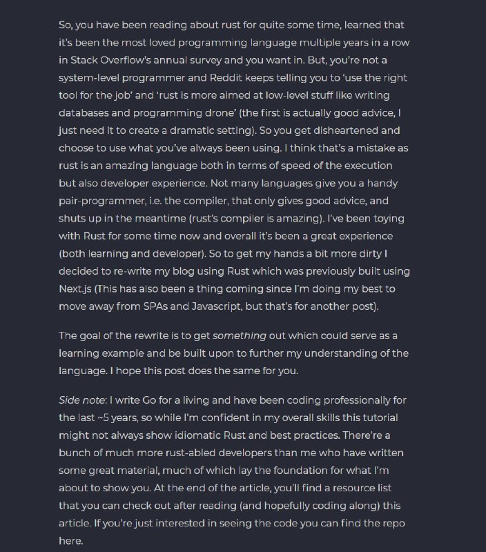 如何使用Rust构建（简单）博客？ ​​​Blog | Twitter | LinkedIn | GitHub