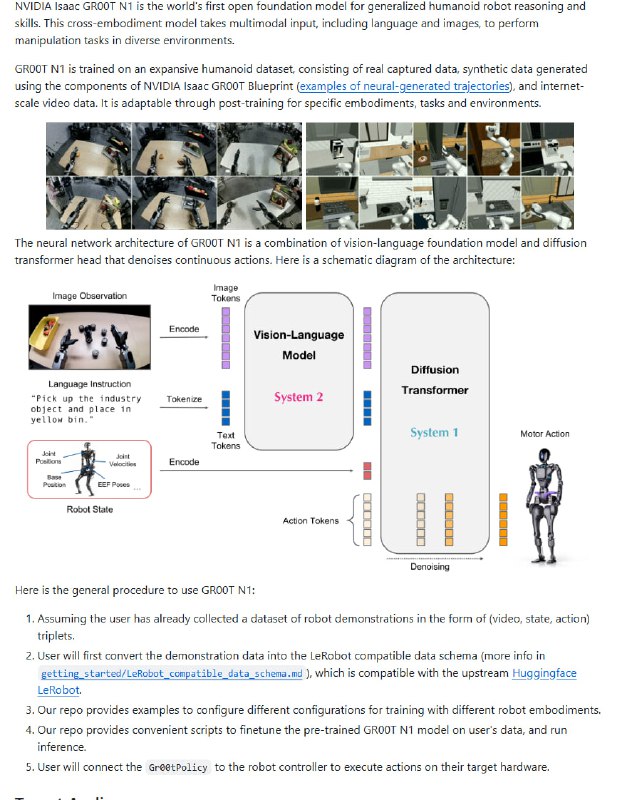 NVIDIA Isaac-GR00T：全球首个开源的通用人形机器人推理与技能基础模型