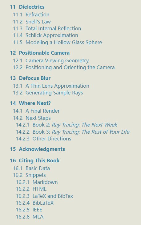 一本由Peter Shirley、Trevor David Black和Steve Hollasch共同撰写的教程书籍，期望帮助读者在短短一个周末内构建一个基础的光线追踪程序