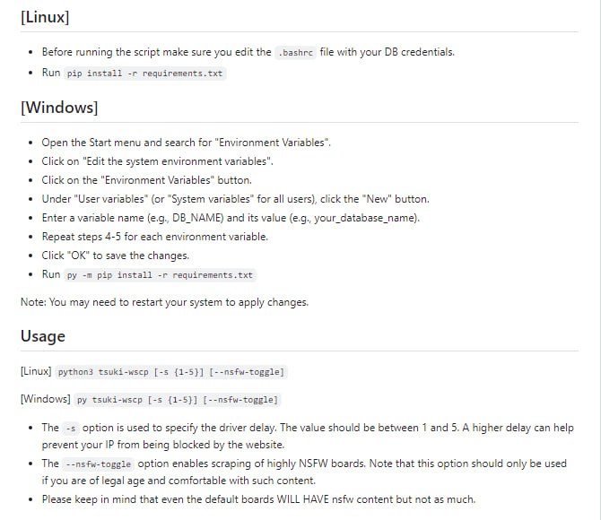 tsuki-wscp 是一个网络爬虫，为 AI 模型训练提供数据收集 | #爬虫