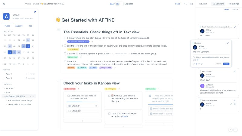 Notion 替代品，一款功能颇为强大的知识库管理工具