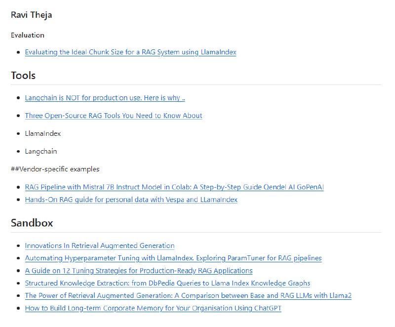 RAG相关资源列表 | Awesome-RAGRAG相关资源列表 | Awesome-RAG