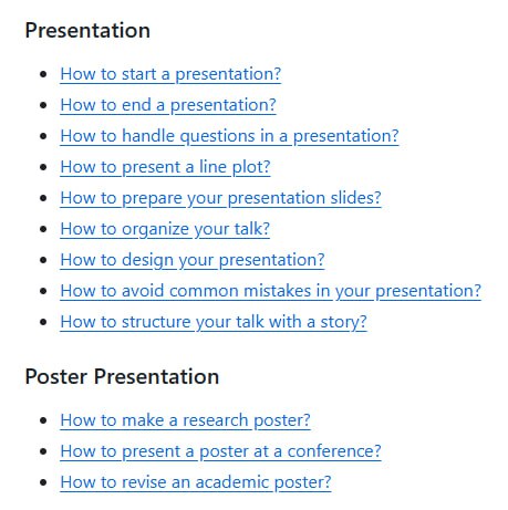 一份面向研究人员的技巧/问题合集一份面向研究人员的技巧/问题合集