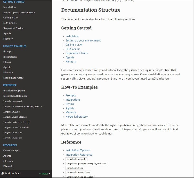 大型语言模型应用开发库，可用来快捷构建LLM工作流Docs | LangChain