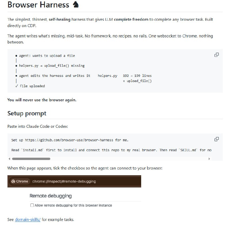 AI 代理操作浏览器时，经常卡在复杂交互上：需要精确的元素选择器、处理弹窗、应对页面变化，还要编写一堆工具函数，调试起来异常繁琐