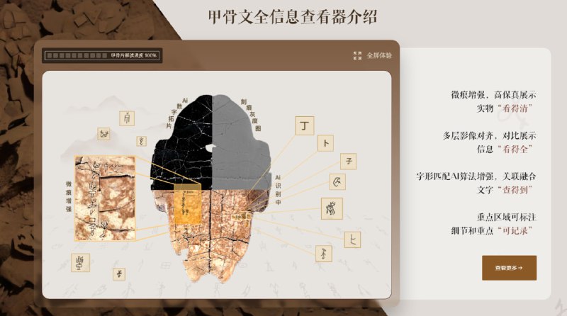 甲骨文AI协同平台：数字化甲骨文研究与共享的创新平台，提供甲骨文查询、甲骨片释读、AI识别字形等功能，促进甲骨文研究的深度与广度甲骨文AI协同平台：数字化甲骨文研究与共享的创新平台，提供甲骨文查询、甲骨片释读、AI识别字形等功能，促进甲骨文研究的深度与广度