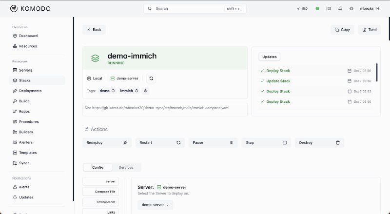 一款跨多服务器构建和部署软件的工具，无服务器数量限制，支持任意API自动化，开源免费Komodo | #工具一款跨多服务器构建和部署软件的工具，无服务器数量限制，支持任意API自动化，开源免费Komodo | #工具