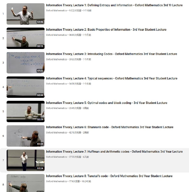 牛津大学数学系的信息论课程，带你深入理解信息的数学本质