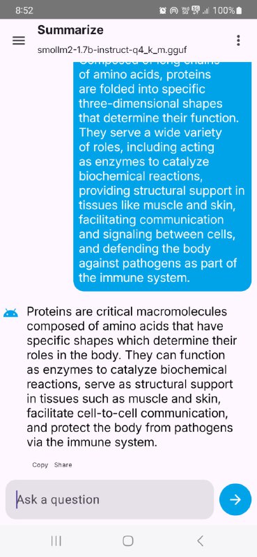 SmolChat-Android：一款在安卓设备上本地运行小型语言模型的应用，让用户能够与智能模型进行互动，无需联网即可享受个性化对话体验SmolChat-Android：一款在安卓设备上本地运行小型语言模型的应用，让用户能够与智能模型进行互动，无需联网即可享受个性化对话体验