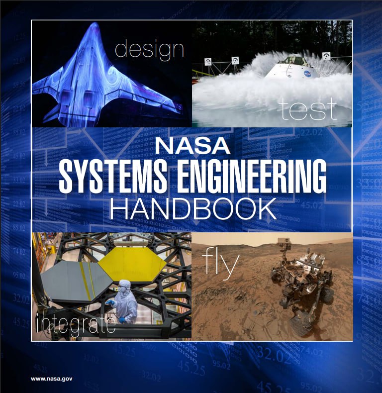 NASA系统工程手册详尽阐述了航天项目从概念到实施的系统工程全流程，核心亮点包括：• 系统工程方法：多学科、递归迭代的技术管理，关注设计、实现、验证、验证和产品交付，强调“做正确的设计”和“做对的设计”并重