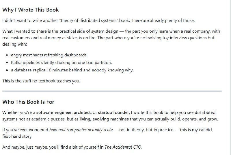 系统架构和扩展从来不是只靠理论就能掌握的事情